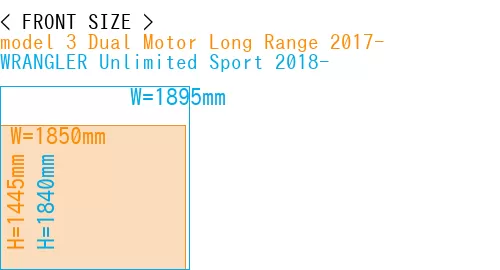 #model 3 Dual Motor Long Range 2017- + WRANGLER Unlimited Sport 2018-